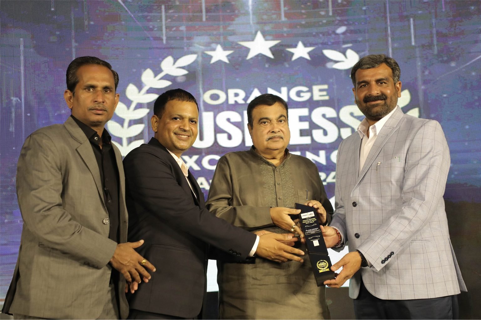 Unity Cement awarded as the Best Manufacturing Cement Plant in Gujarat by Orange Business Excellence