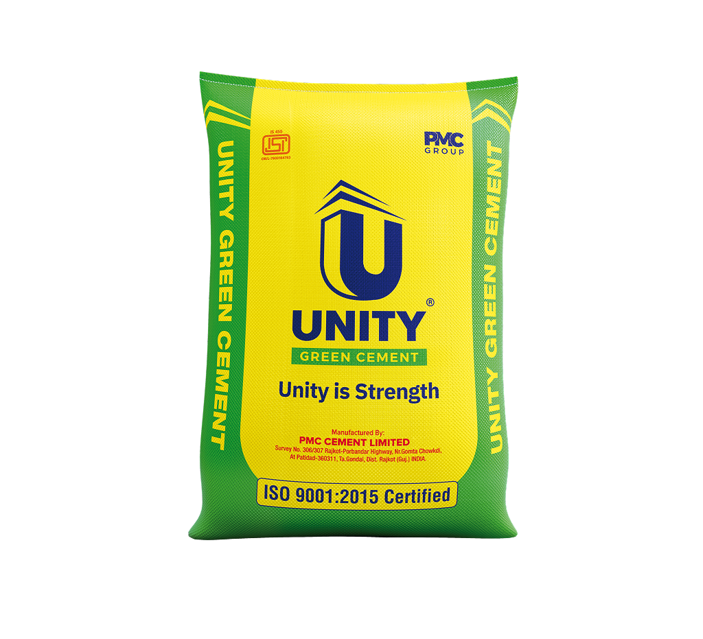 Unity PSC Green Cement bag for durable and crack-resistant construction